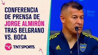 Jorge Almirón habla en conferencia de prensa tras Belgrano vs. Boca