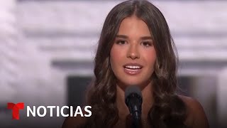 Ella es la nieta de Trump que muchos ven como el futuro del movimiento MAGA | Noticias Telemundo