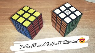 3x3x10 and 3x3x11 Tutorial 😍 💪🏼