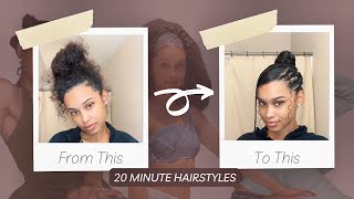 NEW 20 MINUTE UPDO HAIRSTYLE 🚨