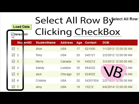 Select All Row In GridView By Clicking CheckBox In ASP.Net VB/ JQuery ...