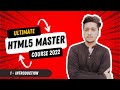 Introduction to HTML5 | HTML5 Tutorial #1