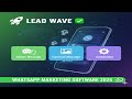 Lead Wave | WASender 3.8.0 | Button Message, Carousel Message & Automation Tutorial 2025