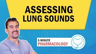 Lung Auscultation Locations, Assessment, Patho for Nursing students | NCLEX