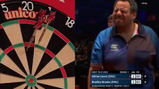 2021 Hungarian Darts Trophy Round 1 Lewis vs Brooks