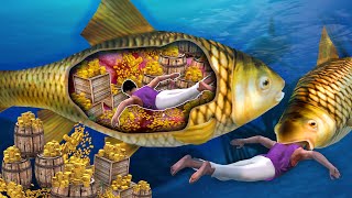 மந்திர மீன் - Magical Fish Tamil Story | Tamil Fairy tales | Stories in Tamil | Grandma Tv Tamil