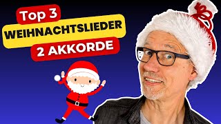 Top 3 WEIHNACHTSLIEDER mit nur 2 Akkorden: UKULELE für Anfänger