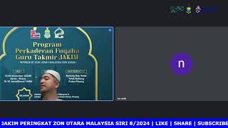 [LIVE] PROGRAM PERKADERAN FUQAHA GURU TAKMIR PERINGKAT ZON UTARA SIRI 08/2024