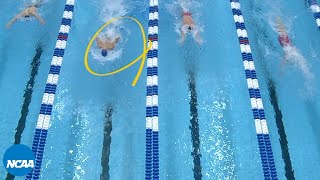 Caeleb Dressel 100 butterfly at 2017 NCAA championships