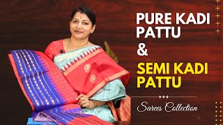 Pure Kadi Pattu \u0026 Semi Kadi Pattu Sarees Collection | Gayathri Reddy |