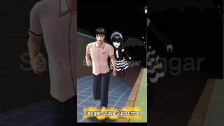 Hantu wanita kelelawar mengejar taiga Sakura School Simulator Horror ding dong #viral #shorts
