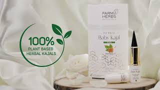 Presenting 100% Plant-based Herbal Baby Kajal Stick by Farmherbs Botanicals