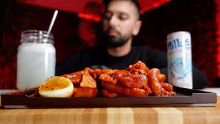 spicy chewy tteokbokki | mukbang asmr (no talking)