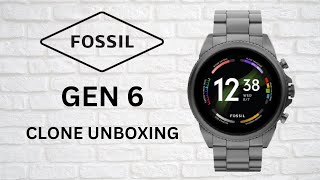 Fossil Gen 6 Smart Watch | Super Clone USA Imported 🇺🇲 || Fossil Gen 6 Review \u0026 Unboxing #fossil