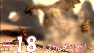 【MH4G実況】初心者ハンターが挑戦〜ドスガレオス討伐！〜【#18】