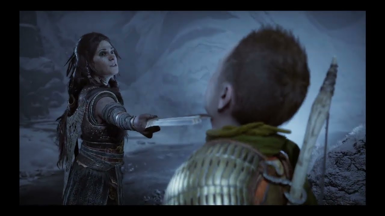 Atreus Meets Freya God Of War Ragnarök - YouTube