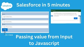 Passing value from Lightning input to JavaScript in LWC | Part 4