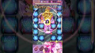 【ゴ魔乙 プレイ動画】 月間スコアタ8月 3.5億 闇GOD闇DRI