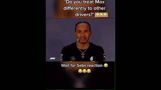 Drivers reaction about Max 😂😂😂 #maxverstappen #lewishamilton #sebastianvettel #formula1 #f1