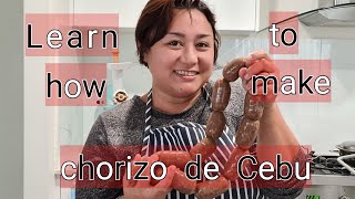 chorizo de cebu using my kitchen aid