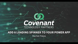 Microsoft Power Platform: How to add a Loading Spinner to your Power App