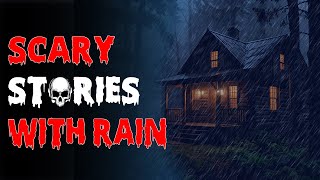 8+ HOURS | Scary Stories Told with the Sound of Rain | Relax and Fall Asleep | Black Screen Vol.27