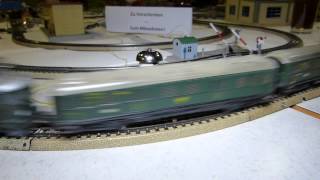 39. Stummi-Treff WN,  09 - Läutewerk  (Märklin 438) und RE 4/4  mit Schürzenwagen