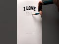 Drawing 'I Love You R' in just seconds!