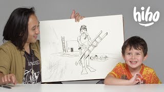 Kids Describe Their Dream Job to an Illustrator | Kids Describe | HiHo Kids