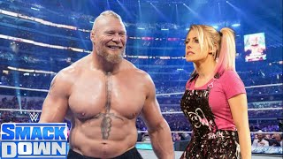 WWE Full Match - Alexa Bliss Vs. Brock Lesner : SmackDown Live Full Match
