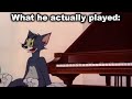 Pianos are Never Animated Correctly... (Tom and Jerry)