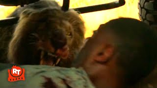 Beast (2022) - Trapped Under the Jeep Scene | Movieclips