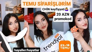 TEMUdan gələn KEYFİYYƏTSİZ məhsullar |promokodlu temu alış verişi |kargo açimi