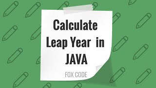 How to calculate The Leap Year in JAVA programming