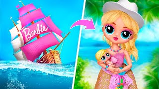 Barbie Crashed on a Ship / 31 LOL Surprise DIYs
