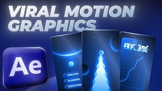 How to Edit VIRAL Short Form Motion Graphic Reels in After Effects!  (Step-by-Step TUTORIAL)