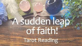 YOU MAY WANT TO SIT DOWN FOR THIS ONE! A SUDDEN LEAP OF FAITH !