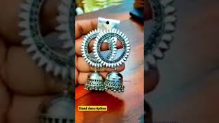 Beautiful Oxidized Silver Earrings | Meesho Jewellery haul | Unboxing #meesho #shopping #jewellery