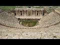 Hierapolis Theatre, Pamukkale, Denizli, Aegean Region, Turkey, Asia