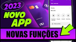 NOVAS FUNÇÕES NO NOVO APLICATIVO NUBANK 😊😍  CORRE AQUI E CONFIRA