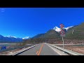 drive china highway 318 in tibet 4k bomi to nyingchi part.1