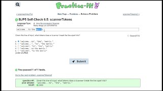 Java Practice It || 6.5 scannerTokens || file processing, scanner, tokens