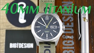 On the Wrist, from off the Cuff: Big Idea Design – Ti Field Watch by RZE, Great for EDC Enthusiasts!