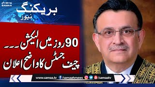 Breaking News: Chief justice Big Orders on Election Date | Samaa Tv