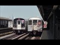 NYC Subway HD 60fps: Kawasaki R160B N Express Trains via D Line BMT West End Tour (4/14/17)