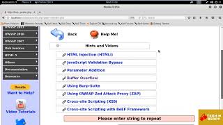48. Buffer Overflow Attack on a Web Application