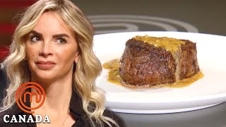 Thea and Jeremy's Steak Elimination Challenge | MasterChef Canada | MasterChef World