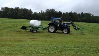 Valtra N123H3 ar Mchale 991BE (Valtra Demo Tūre 2014, Latvija)