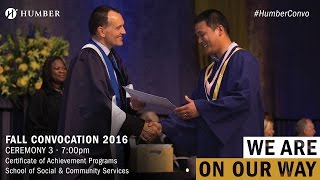 Fall Convocation 2016 - Ceremony 3