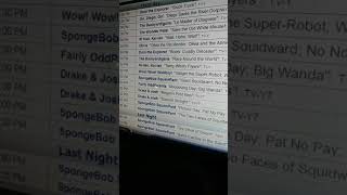 Nickelodeon Schedule March 2009